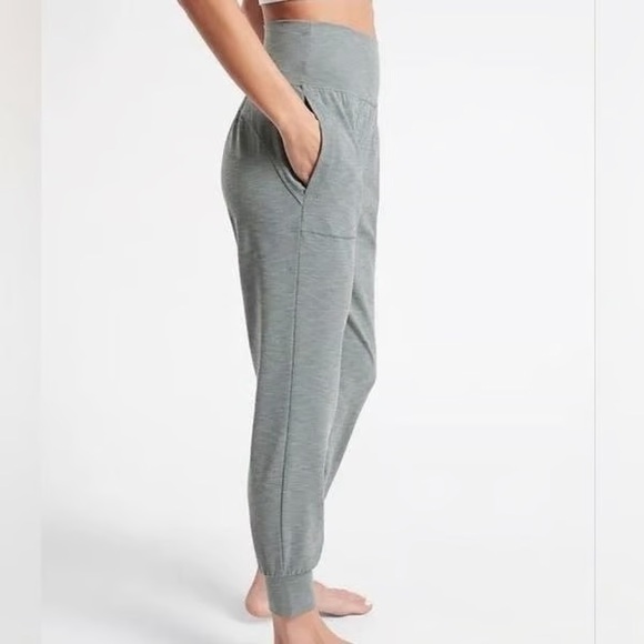 Athleta Pants - Athleta Heathered Sage Salutation Jogger